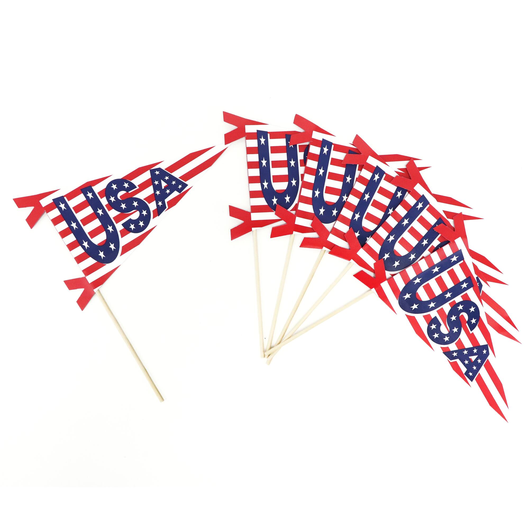 10" USA Paper Flags, 6ct. by Celebrate It™